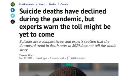 Suicide deaths have declined during the pandemic, but experts warn the toll might be yet to come