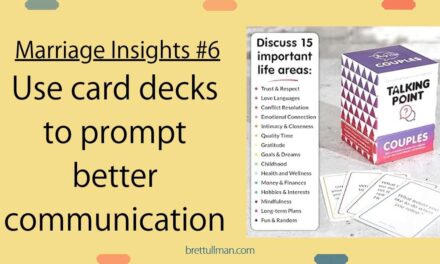 MARRIAGE INSIGHTS #6: card decks for improved communication